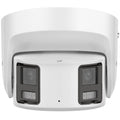 Hikvision 8MP IP Panoramic Turret, 30m ColorVu, AcuSense, 2-Way Audio, Speaker, Strobe — Black / Panoramic