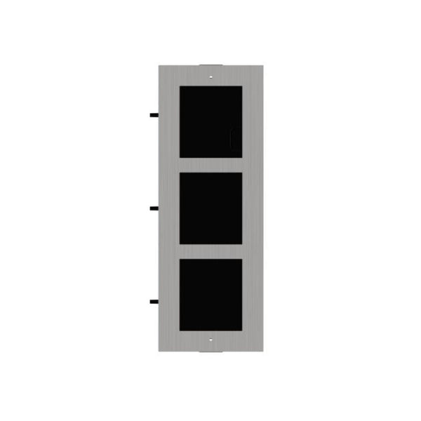 Hikvision Intercom 3 Module Bracket, Stainless Steel, Flush — Stainless Steel
