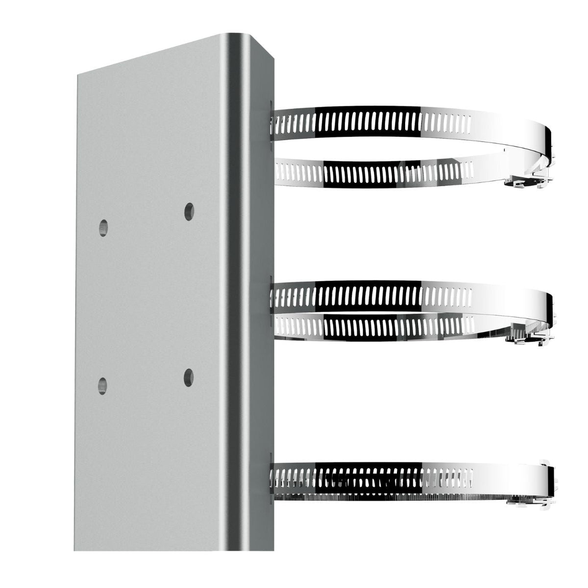Hikvision Pole Mount Bracket for PanoVu and PTZ, Stainless Steel