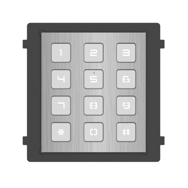 Hikvision Intercom Keypad Module, Stainless Steel — Stainless Steel