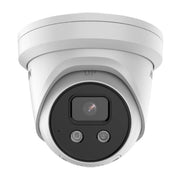Hikvision 8MP IP Turret, 30m IR, AcuSense, 2-Way Audio, Speaker, Strobe