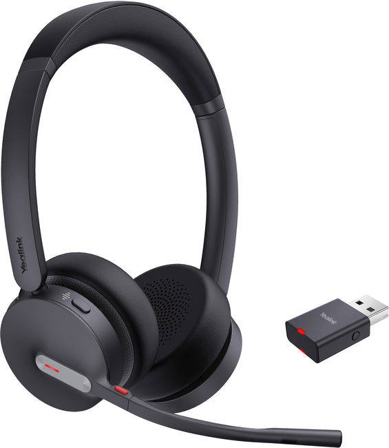 Yealink WH64 Hybrid Dual over the head headset with Charging Stand