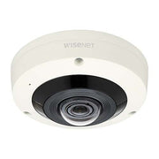 Hanwha XNF-8010RV X Series, 6MP WDR IP Fisheye Camera, 1.6mm Fixed Lens, IR 15M, IP66, White, (Replaces XNF-8010RV)