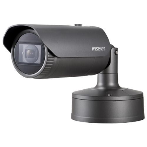 Hanwha XNO-6080R X Series, 2MP IP Bullet Camera, 2.8 -12mm Varifocal Lens, IR 50M, IP67, Grey