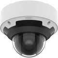Hanwha XNV-6083Z X Series, IP66-IP67 2MP 2.8-12mm Motorized Varifocal Lens, AI Vandal IP Dome Camera, White