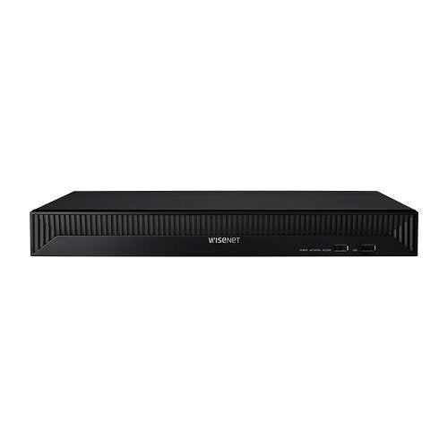 Hanwha XRN-815S 12MP 8-Channel 100Mbps 2 SATA NVR with 8 PoE Ports, Black