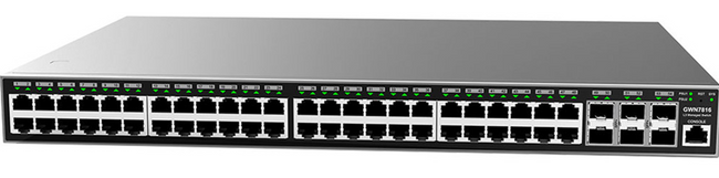 Grandstream GWN7816P 48-Port Gigabit Enterprise Layer 3 Managed PoE Network Switch image 0 Hover Image