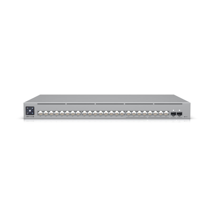 Ubiquiti USW-Pro-Max-24-PoE UniFi 24 port multi-gigabit PoE++ switch, with layer3 features and etherlighting