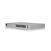 Ubiquiti Networks UniFi Pro 24-Port PoE Managed L2/L3 Gigabit Ethernet (10/100/1000) Power over Ethernet (PoE) 1U Silver (USW-PRO-24-POE)