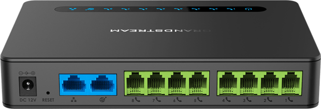 Grandstream HT818 Analog FXS IP Gateway- 8 Port + NAT Router Main Image