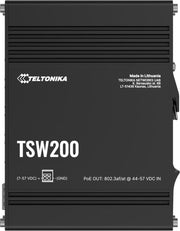 Teltonika TSW200 Industrial PoE+ Ethernet Switch
