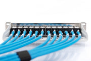 Modular Patch Panel, shielded, 12-Port Blank,1U,254mm (10") Rack Mount, grey RAL 7035