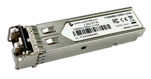 Grandstream F-MM850-550M-1.25G SFP Fiber Module image 0
