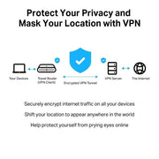 TP-Link TL-WR3002X Travel Wi-Fi 6 Router
