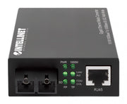 INTELLINET Gigabit Medienkonverter SC Multimode 550m Auto