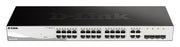 D-Link 28-Port Layer2 Smart Managed Gigabit Switch|green 3.0 24x 10/100/1000Mbit/s TP - Switch - Fiber Optic (DGS-1210-28/E)