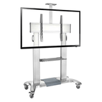 Video Conferencing Equipment Floor Stand for 60&#8243;-100&#8243; Screen With Camera Tray and Codec Shelf image 2