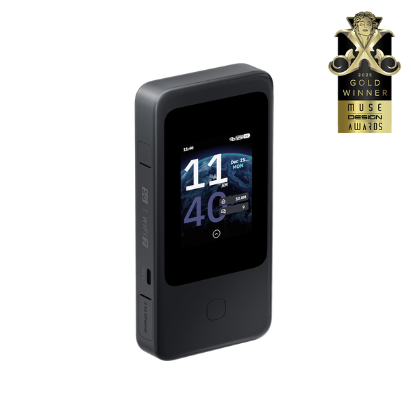 GL.iNet Mudi 7 (GL-E5800) 5G NR Tri-band Wi-Fi 7 Travel Router