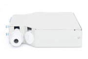 Din Rail Splice Box for 8 LC/DX couplers, Color grey