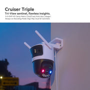 Imou IPC-S7UP-11M0WED Imou Cruiser Triple 11MP IP Camera (3MP+3MP+5MP)