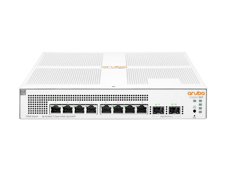 HPE Aruba Instant On 1930 Smart 8G 2SFP PoE+ 124W Switch