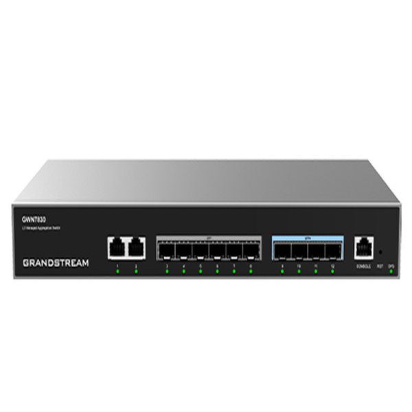 Grandstream GWN7830 12Ports Layer 3 Aggregation Managed Switch