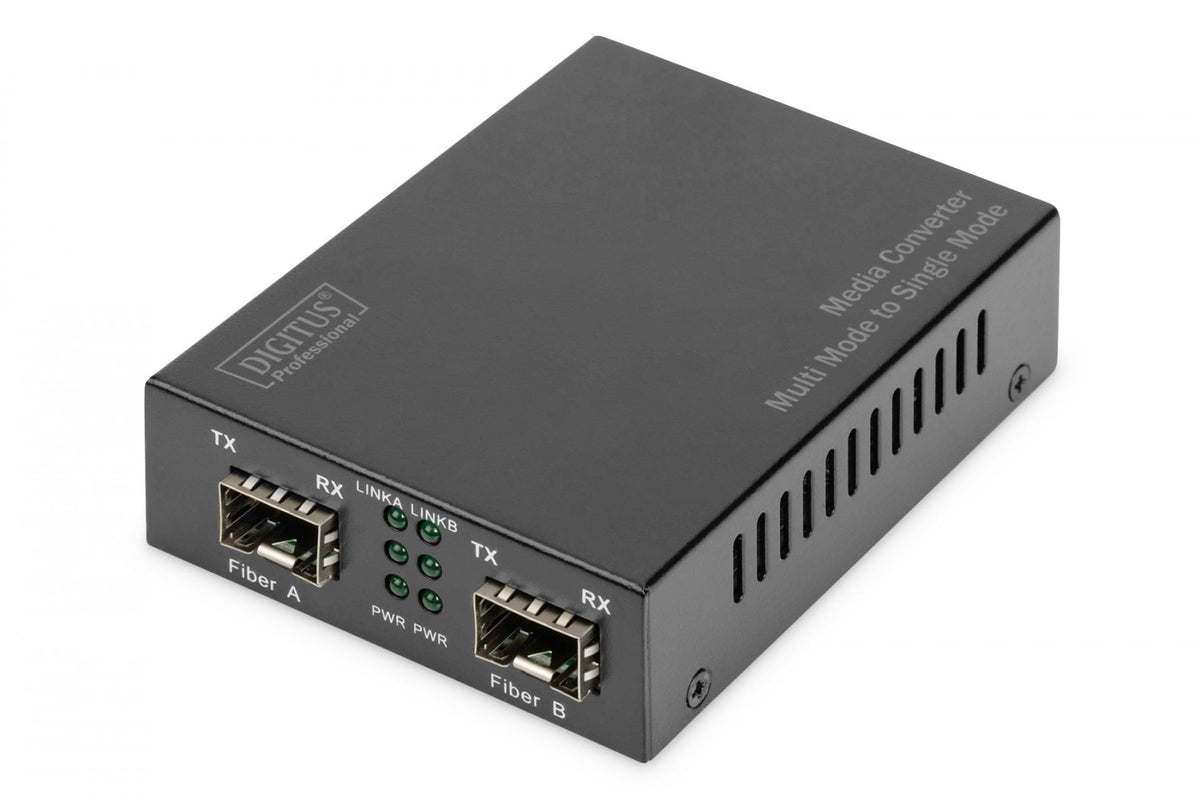 Gigabit Multimode to Singlemode Media Converter SFP to SFP, 155Mbps, 1.25Gbps, 850nm to 1550nm