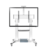 Video Conferencing Equipment Floor Stand for 60&#8243;-100&#8243; Screen With Camera Tray and Codec Shelf image 1