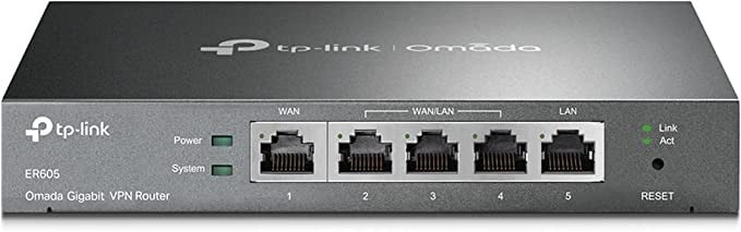 TP-Link TL-ER605 SafeStream Gigabit Multi-WAN VPN Router