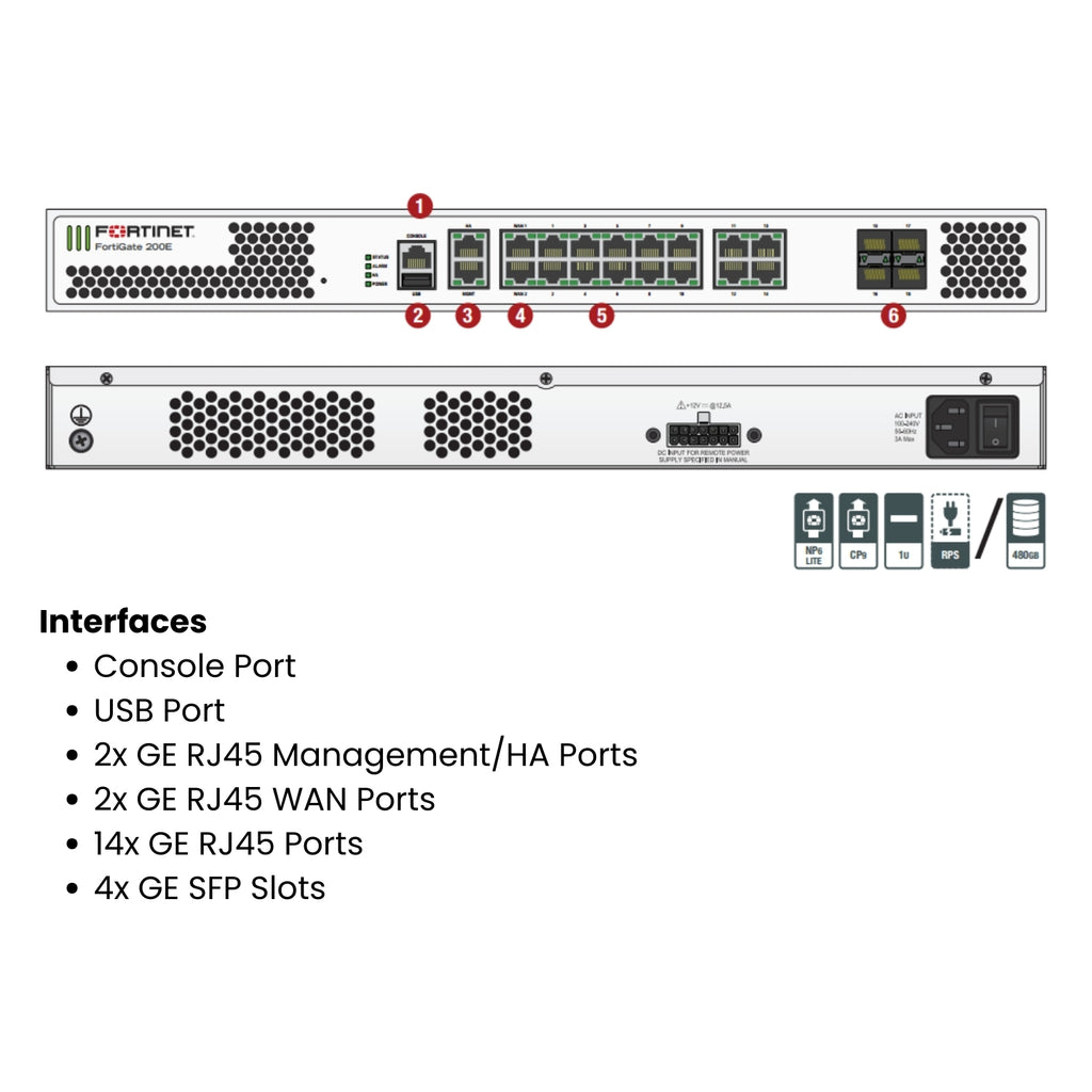 Fortinet FortiGate 200E image 1