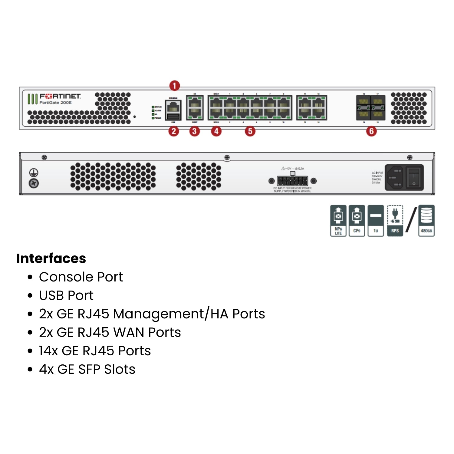 Fortinet FortiGate 200E image 1
