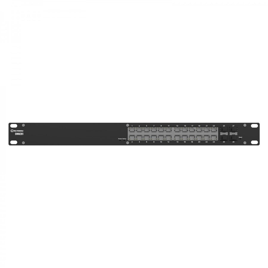 Teltonika SWM281 L2+ Managed Switch 24x ETH Ports 4x SFP Ports