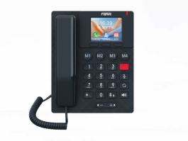 Fanvil X306 Big-Button SIP Desk Phone in Deep Blue