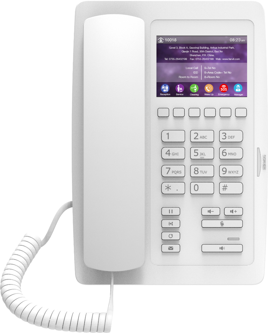 Fanvil H3 Hotel VoIP Phone - White