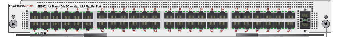 Fortinet FortiSwitch AX9000G-LC10P