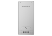 Grandstream GDS3702 audio door intercom shown mounted at an entrance