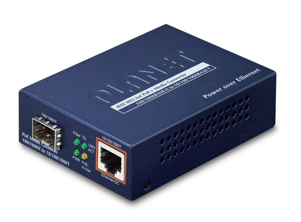 Planet GTP-805A PoE media converter