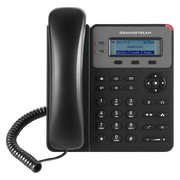 Grandstream GXP1610 1-line SIP phone front view with monochrome LCD display and keypad