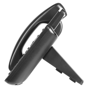 Grandstream GXP1630 Gigabit HD IP phone side profile with handset and stand