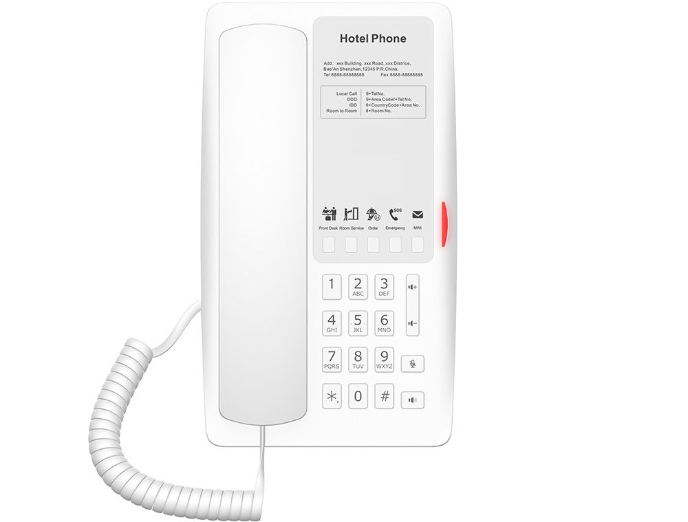 Fanvil H4 Hotel IP Phone White