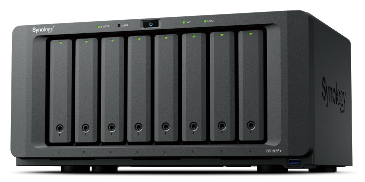 Synology DS1825+ 8-Bay NAS Enclosure w/ 2 x M.2 NVMe Slots