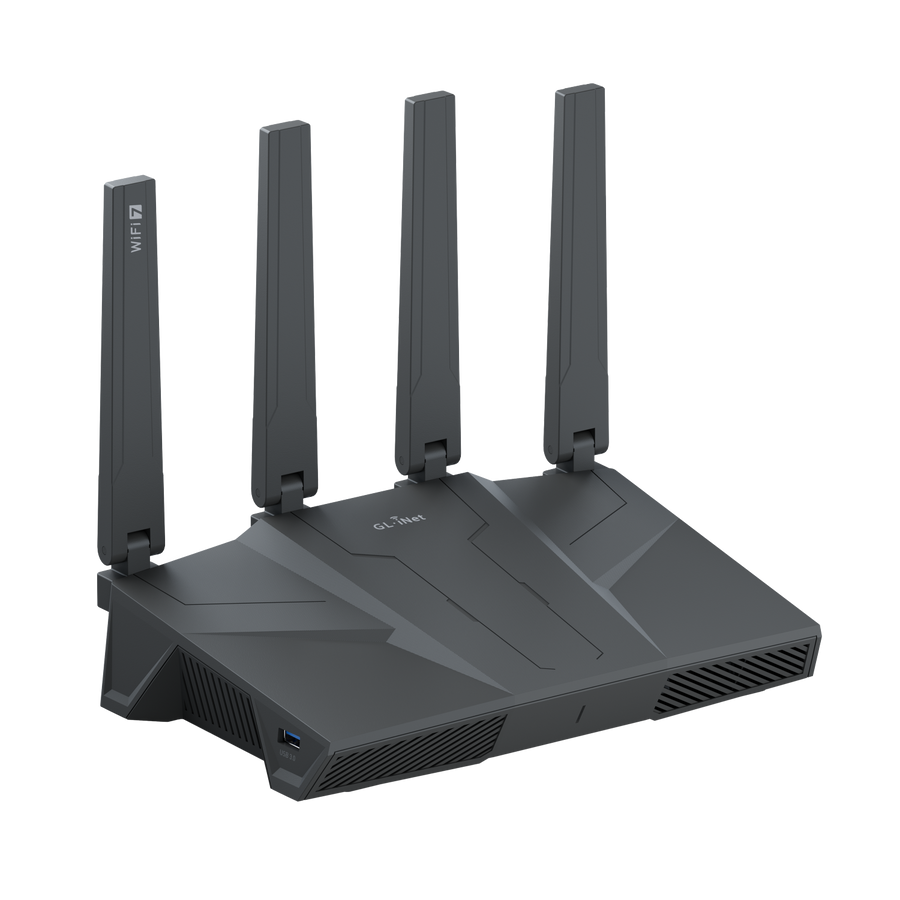 GL.iNet Flint 3 (GL-BE9300) Tri-band Wi-Fi 7 Home Router