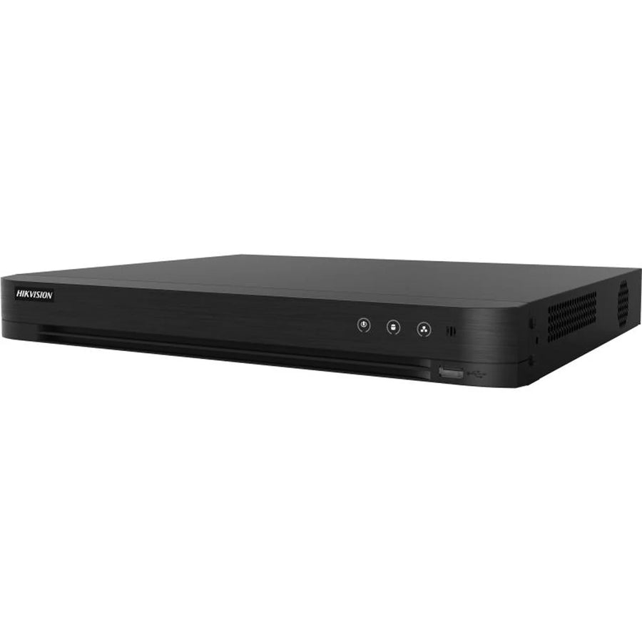 Hikvision 32-Channel DVR up to 5MP/3K Lite, Audio Over Coax, AcuSense, 2-SATA, HQHI Series