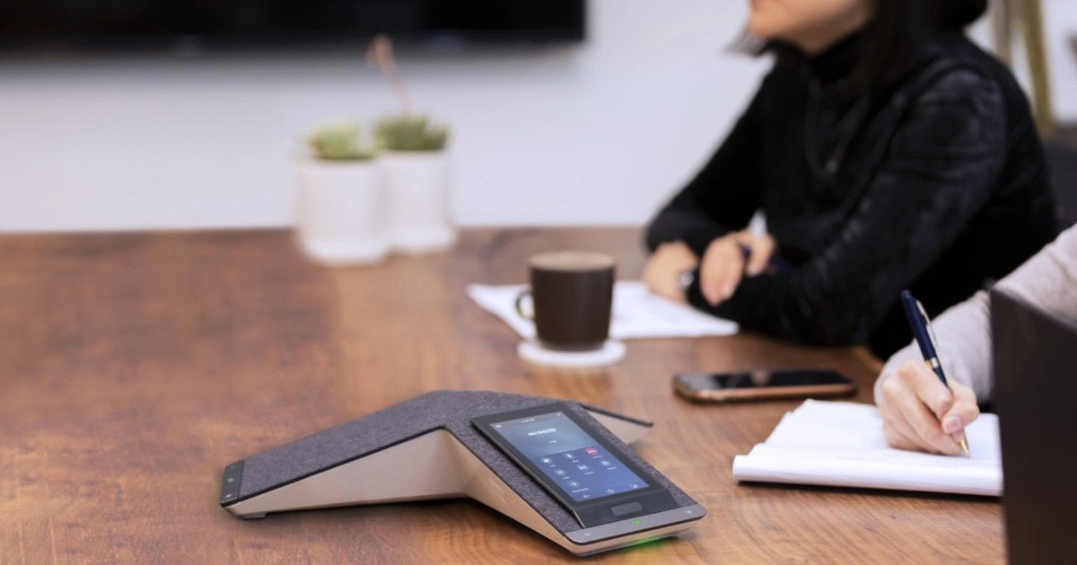 Poly Trio 8300 openSIP conference phonewith built-in Wi-Fi and Bluetooth