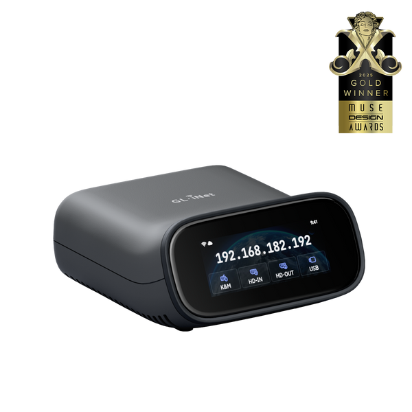 GL.iNet Comet Pro (GL-RM10) Wi-Fi 6 Remote KVM with Touchscreen