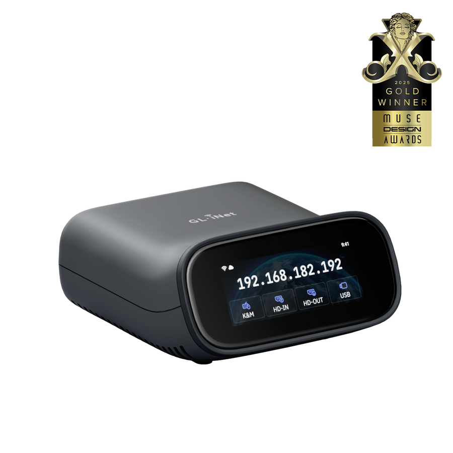 GL.iNet Comet Pro (GL-RM10) Wi-Fi 6 Remote KVM with Touchscreen