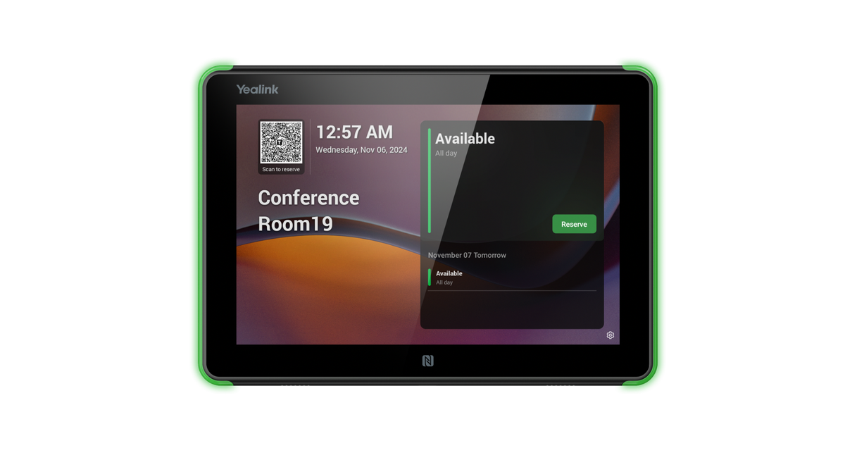 Yealink RoomPanel E2 for Microsoft Teams and Zoom