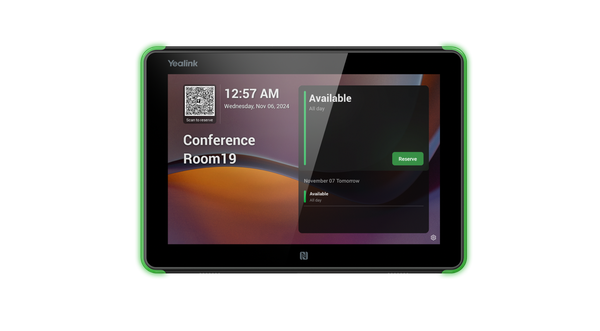 Yealink RoomPanel E2 for Microsoft Teams and Zoom