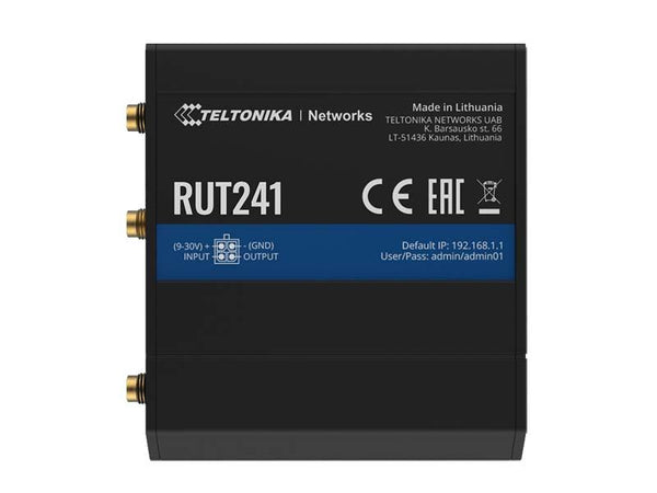 Teltonika RUT241 Industrial 4G LTE Wi-Fi Router