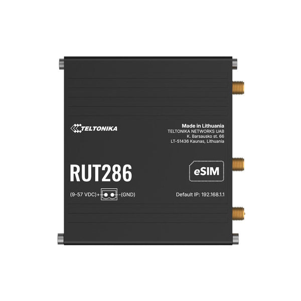 Teltonika RUT286 Industrial Global LTE CAT 4 Router